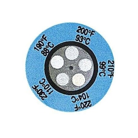 Digi-Sense Irreversible 5-Point Round Tempera, PK 25 90303-28
